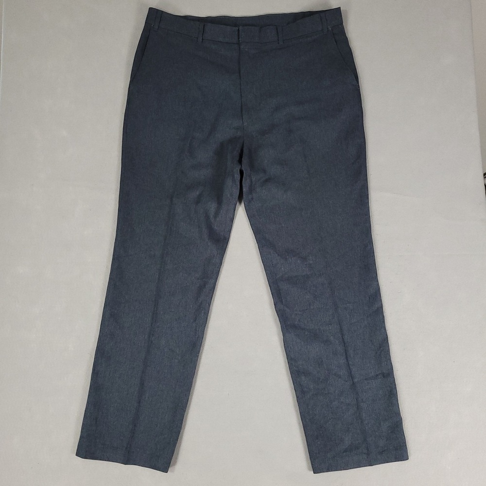 Vintage Levi Strauss Action Slacks Men 40x32 Blue Gray Straight Fit Trousers USA